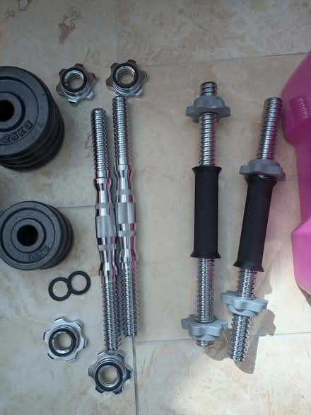 Photo of free Two sets of dumbbells (Sharmans Cross B91) #3