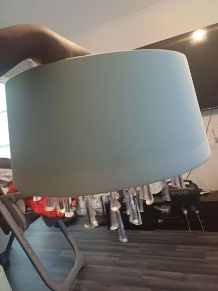 Photo of free Light green lampshade with droplets (Croydon) #1