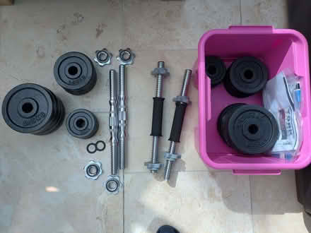 Photo of free Two sets of dumbbells (Sharmans Cross B91) #1