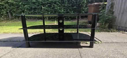 Photo of free Glass tv stand (Fulwood preston PR2) #2