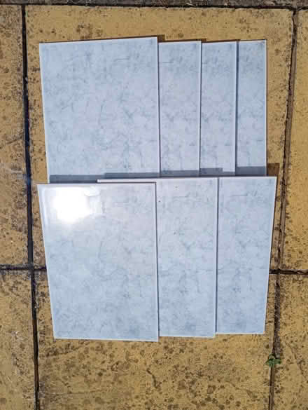 Photo of free 7 unused sky blue tiles (nr big Sainsburys A4 SL1) #1