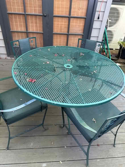 Photo of free Vintage patio set (NE Seattle) #3