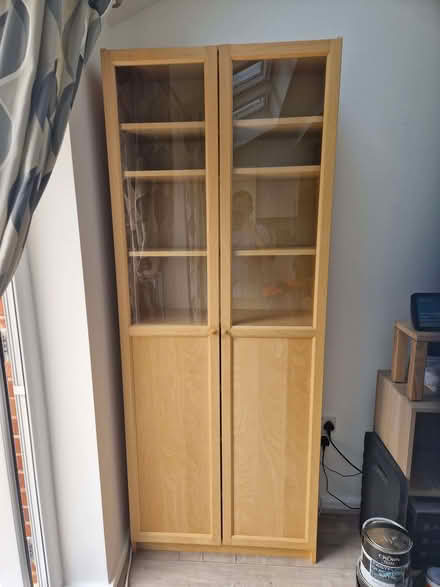Photo of free Billy bookcase with half glass/ half wood doors door (Telford and Wrekin TF4) #2
