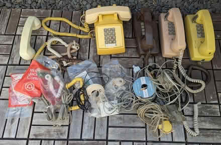 Photo of free Old telephones and wiring (94040) #1