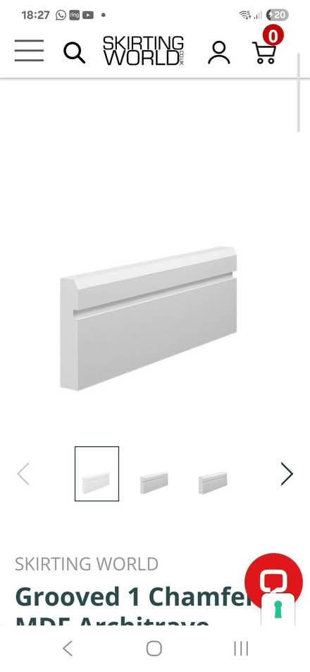 Photo of free 2 pieces mdf skirting (Telford and Wrekin TF4) #1