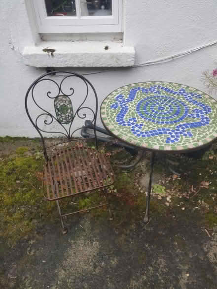 Photo of free Outdoor mosaic table (Ballybrack) #3