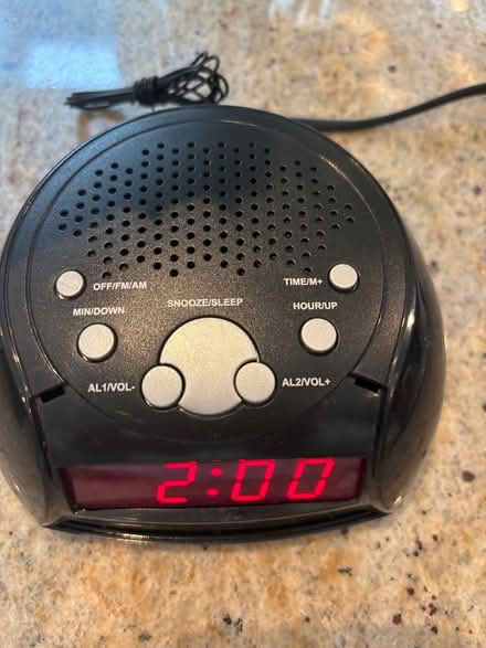 Photo of free Clock radio (Dalkey) #4