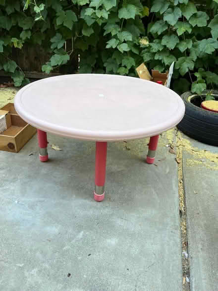Photo of free Child's play table, legs adjustable (Pton near fairgrounds) #1