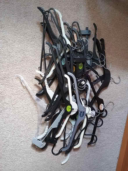 Photo of free Plastic coat hangers (Horsell, Woking) #1