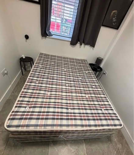 Photo of free For Used Double Mattress and Bed (Cv6 5fs) #1