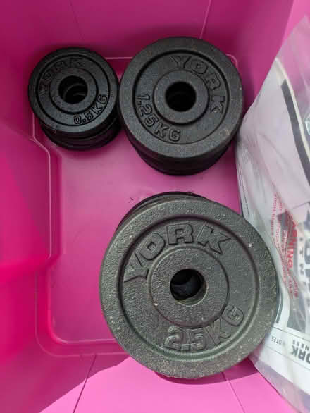 Photo of free Two sets of dumbbells (Sharmans Cross B91) #2