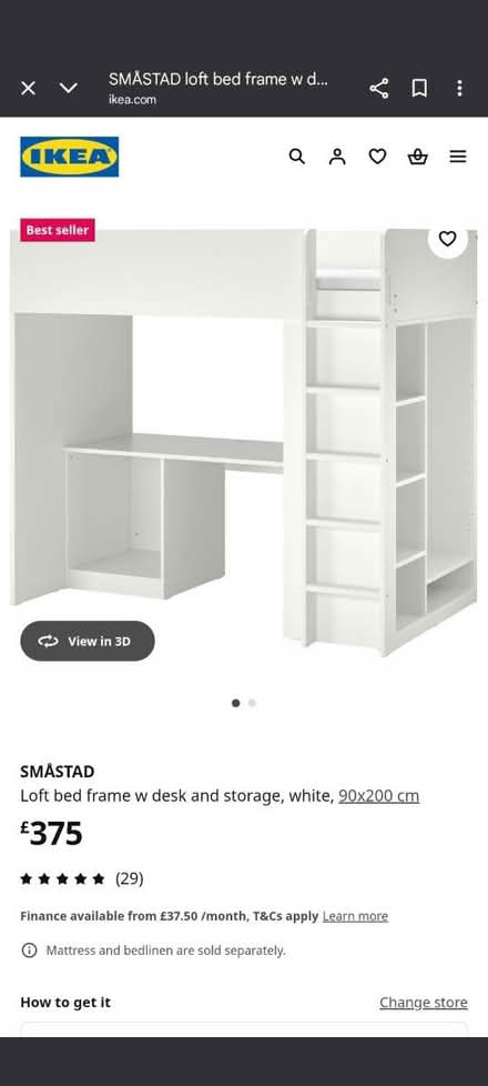 Photo of free IKEA loft bed (Headington OX3) #1