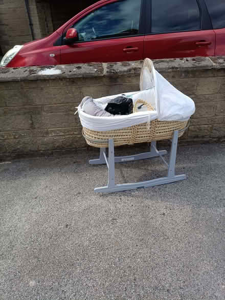 Photo of free Rocking moses basket complete with mattress (Walkley S10) #2