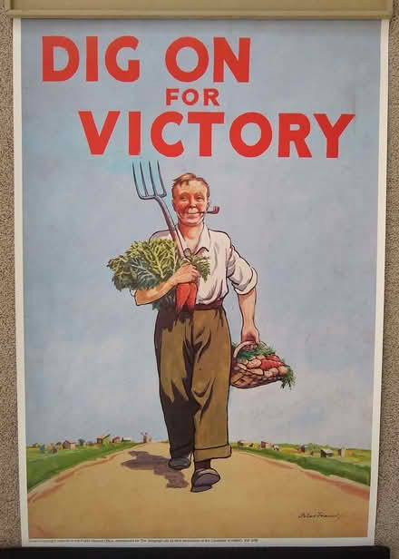 Photo of free DIG ON FOR VICTORY Poster (Kenilworth CV8) #1