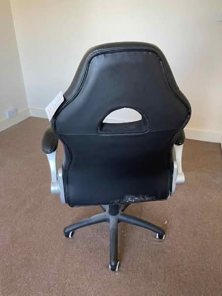 Photo of free Gaming/Office Chair, Black Leather Effect (CT2) #2