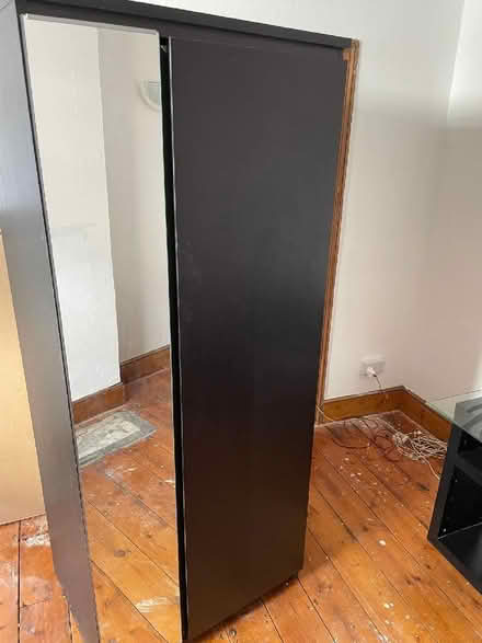 Photo of free Ikea Wardrobe, Black + Mirror (CT2) #1