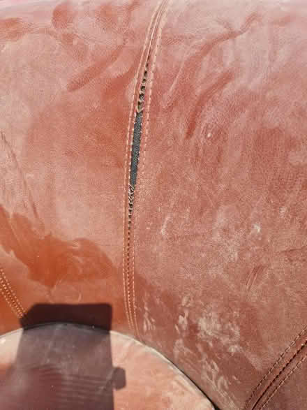 Photo of free Tub Chair, Brown Leather (CT2) #2