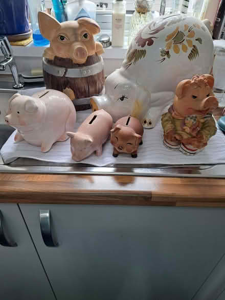 Photo of free Seven Ceramic Piggy Banks (Carterton OX18) #1