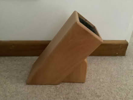 Photo of free Wooden Kitchen Knife Block Holder (Grange Estate, Letchworth SG6) #3