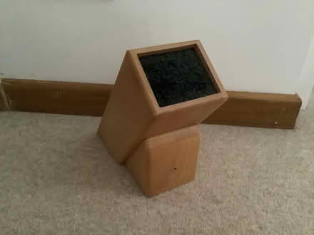 Photo of free Wooden Kitchen Knife Block Holder (Grange Estate, Letchworth SG6) #2