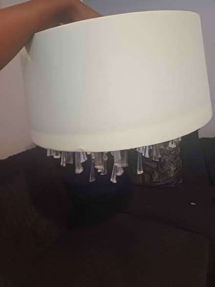 Photo of free Light green lampshade with droplets (Croydon) #2