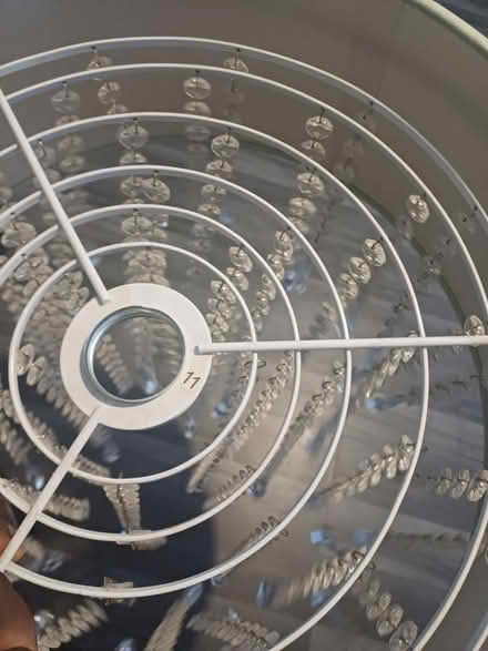 Photo of free Light green lampshade with droplets (Croydon) #4