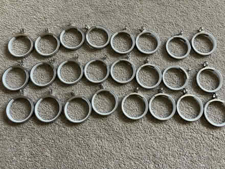 Photo of free 24 metal curtain rings (Long Eaton) #1