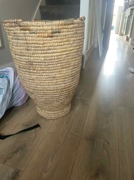 Photo of free Ali Aba linen bin with lid (SM4) #1