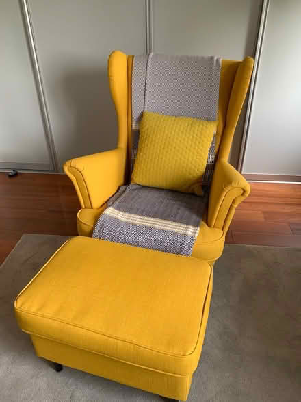 Photo of free IKEA chair & footstool (Dublin 4) #1