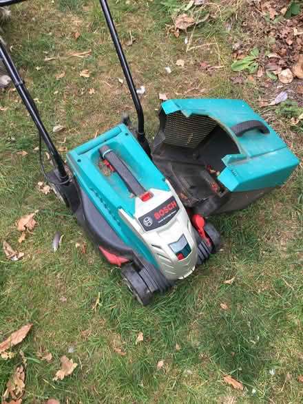 Photo of free Bosch lawn mower (East Oakley RG23) #1