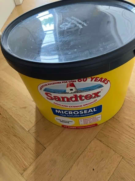 Photo of free 10 litres Sandtex masonry paint (BN3) #1