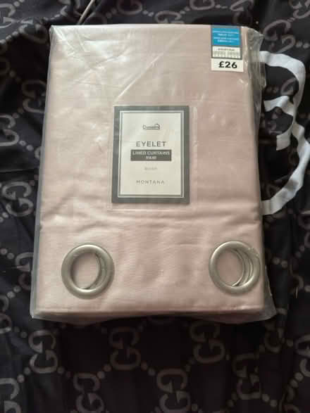 Photo of free dusty pink curtains x2 dunelm (BR5) #1