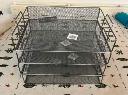 Photo of free Filing trays silver coloured metal (Fairfield LA1) #1