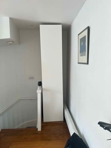 Photo of free Tall white cabinet or wardrobe (Chalk Farm NW3) #1