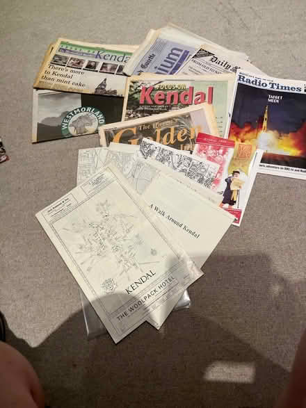 Photo of free Old newspaper articles and maps (Crooklands LA7) #1