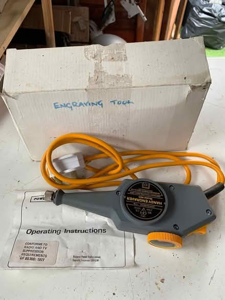 Photo of free Engraving tool (Hackenthorpe S12 4QF) #1