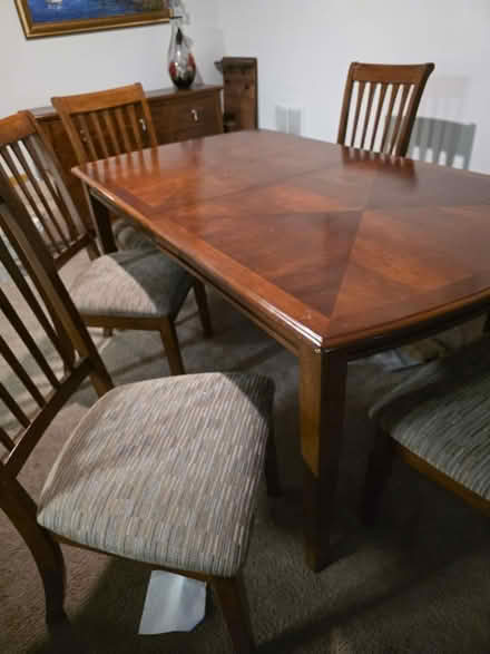 Photo of free Dining room table and credenza (Belle mead nj off route 206) #1