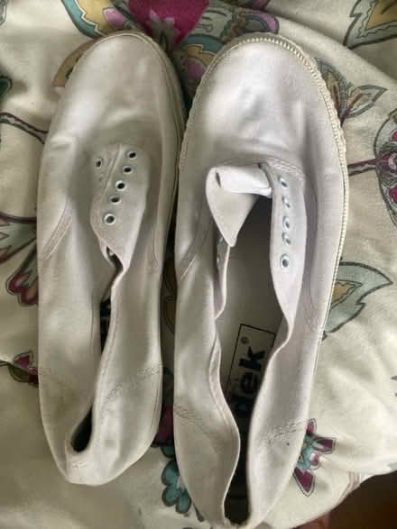 Photo of free White plimsolls adult size 6 (Northway OX3) #1