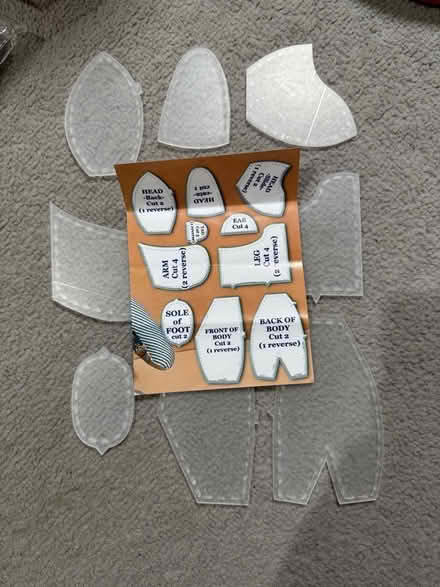 Photo of free Plastic pattern to make a small bear (Ware SG12) #2
