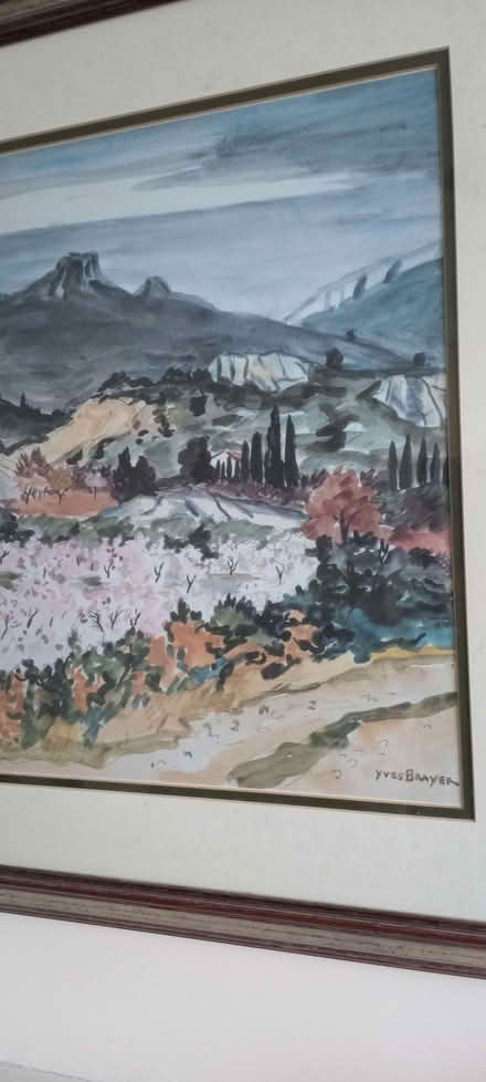 Photo of free Yves Brayer framed print by Editions Hazan of Paris (Monkwick CO2) #2