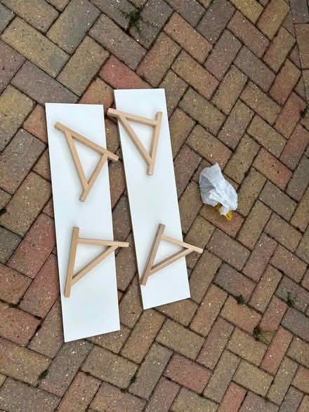 Photo of free 2 small ikea shelves and fixings (The Nurserylands TW12) #1