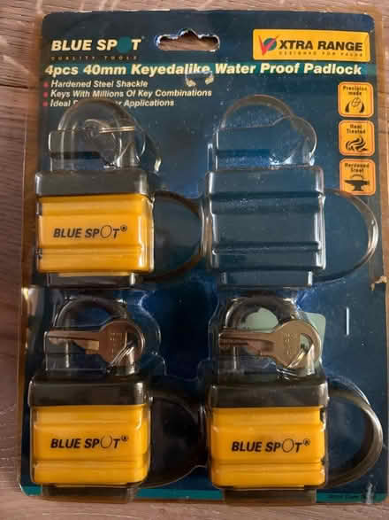 Photo of free 3 padlocks with keys (Chiswick W4) #1