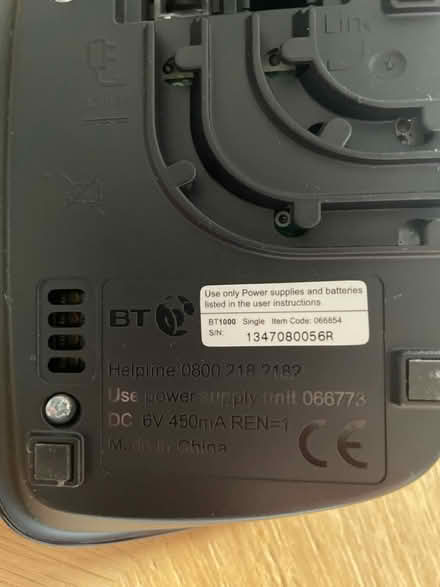 Photo of free BT Cordless Phone (TF1) #4