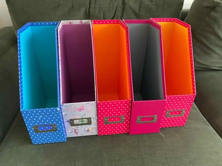 Photo of free A4 box files x 5 cardboard (Aldrington BN3) #1