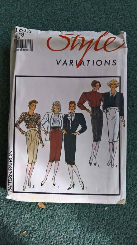 Photo of free 81cm waist / 107cm hip skirt pattern (Hulham EX8) #1