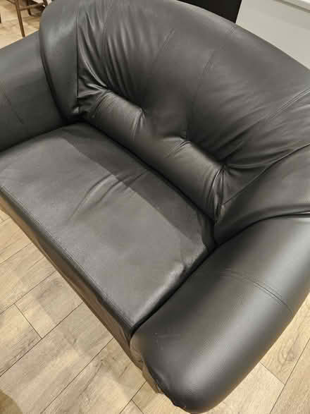 Photo of free 2 & 3 Seater Sofas - Faux Leather (Woking) #3