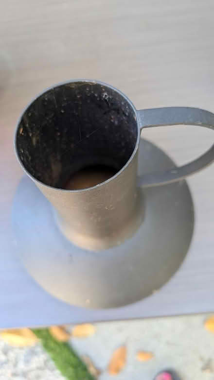 Photo of free Metal rustic black vase (Cupertino/West San Jose) #3