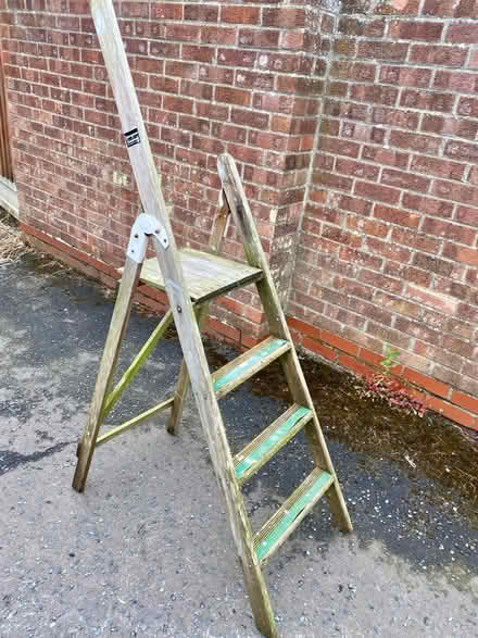 Photo of free Old wooden step ladder (Colchester CO2) #1