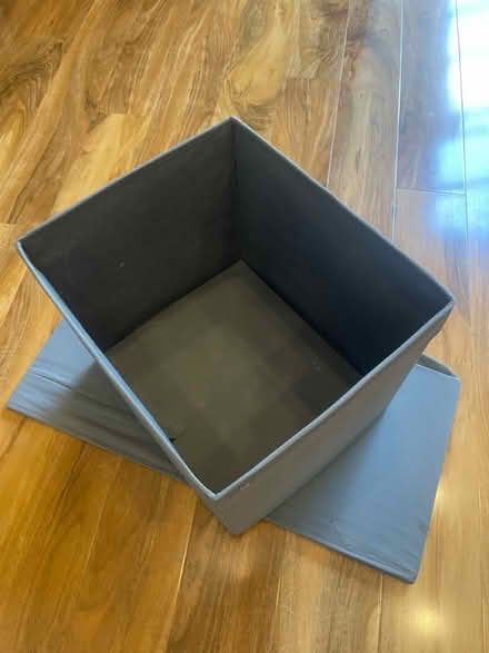 Photo of free 2 x ikea kallax box (Wood Green N15) #2