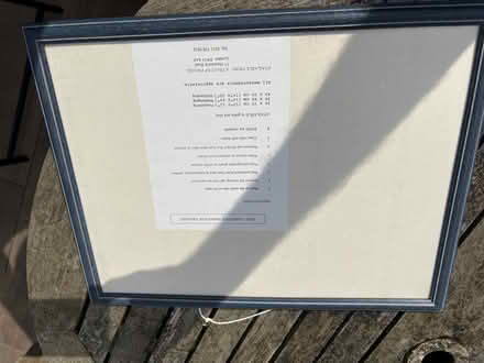 Photo of free New montage self adhesive frame (Chiswick W4) #1